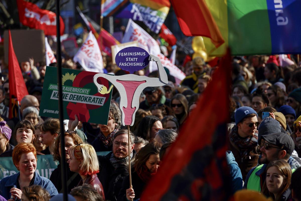 Manifestación del 8M en Berlín