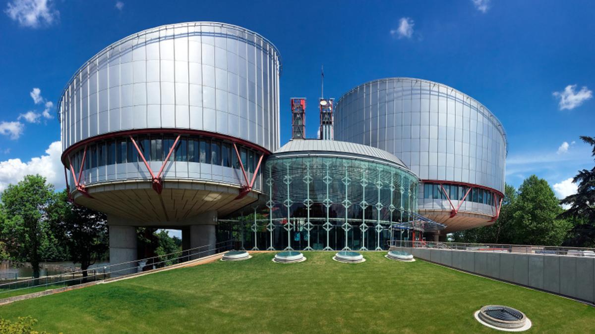 Una imagen de la fachada del Tribunal Europeo de Derechos Humanos.