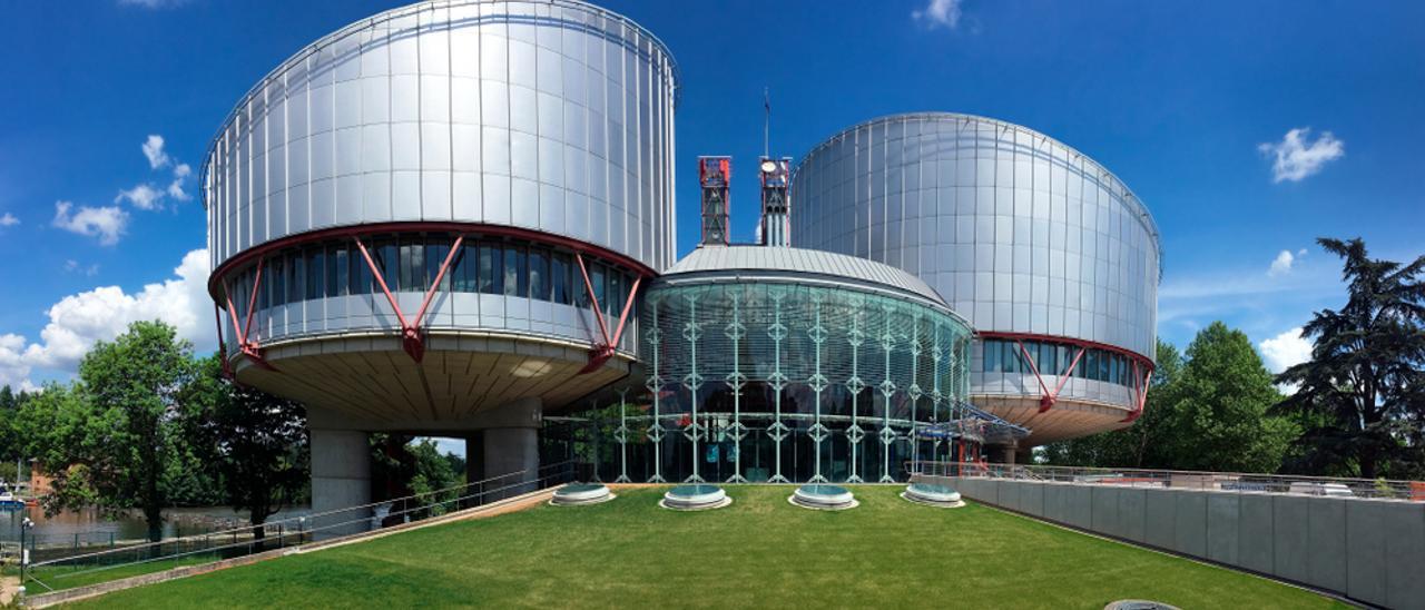 Una imagen de la fachada del Tribunal Europeo de Derechos Humanos.