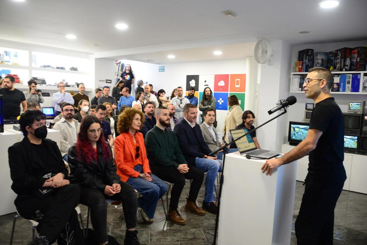 Otra de las intervenciones en el acto celebrado en el MUVi.