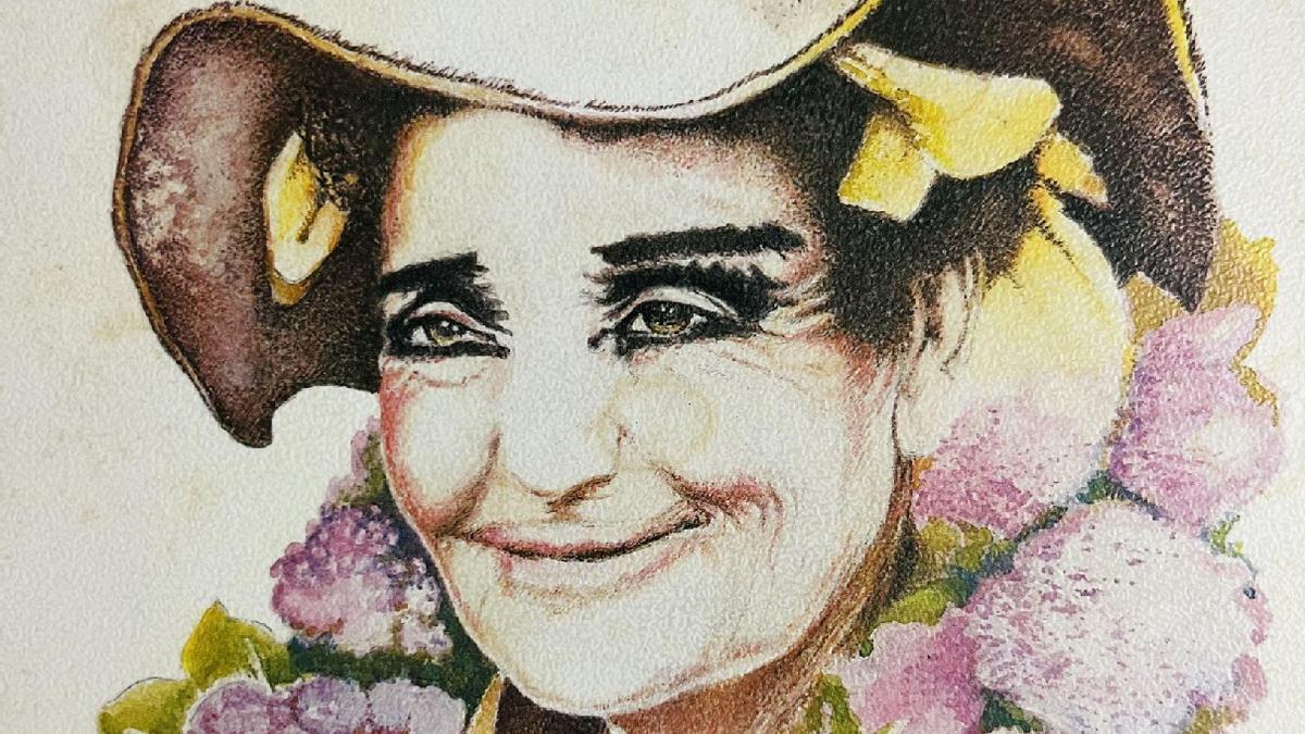 Lolita 'Pluma', en un retrato de José Gopar.