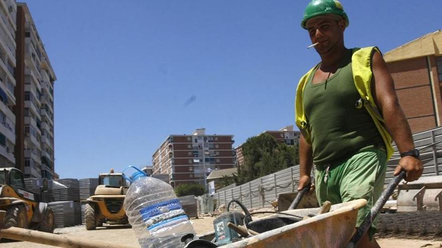 Un trabajador de la construcción.