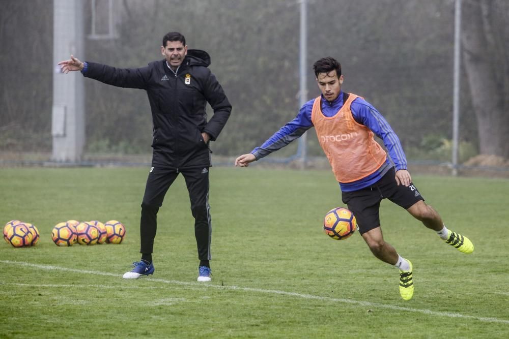 Entrenamiento del Real Oviedo,.