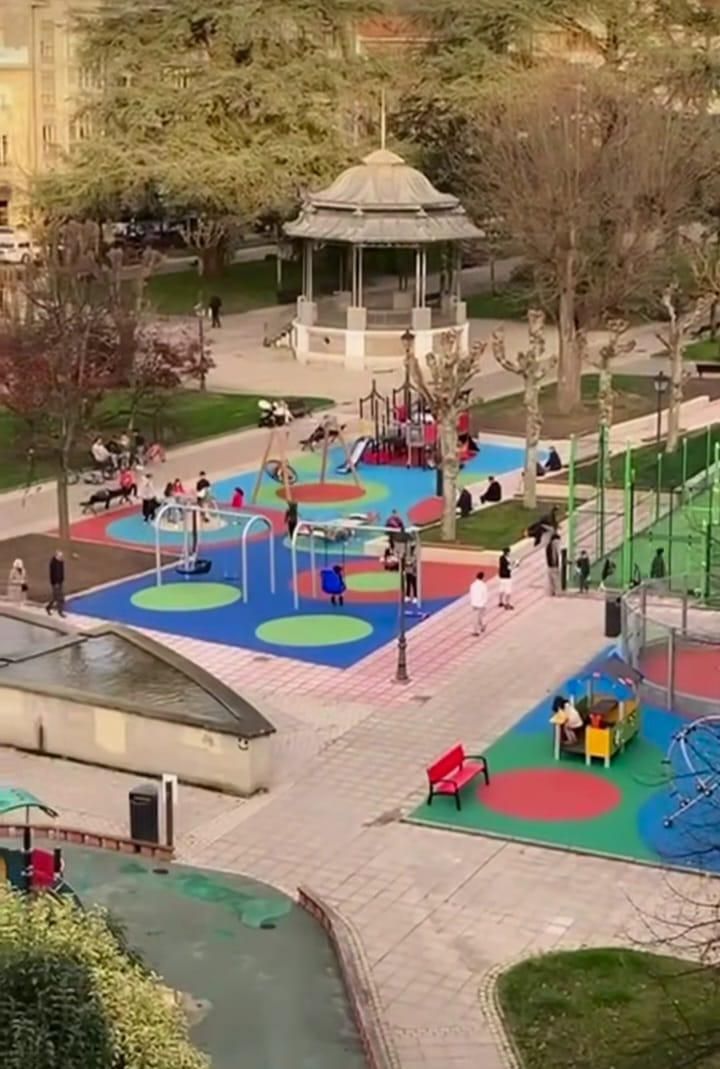 En imágenes, el parque Alfonso X tras la renovación