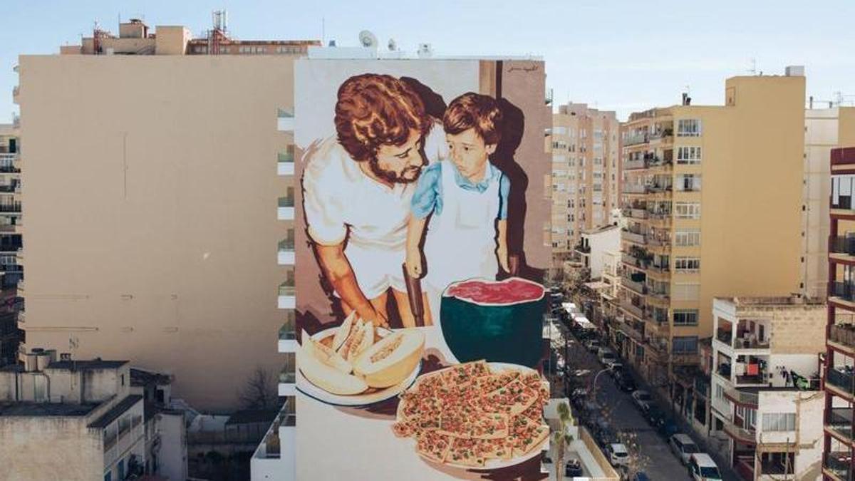 Una de las obras de Joan Aguiló.