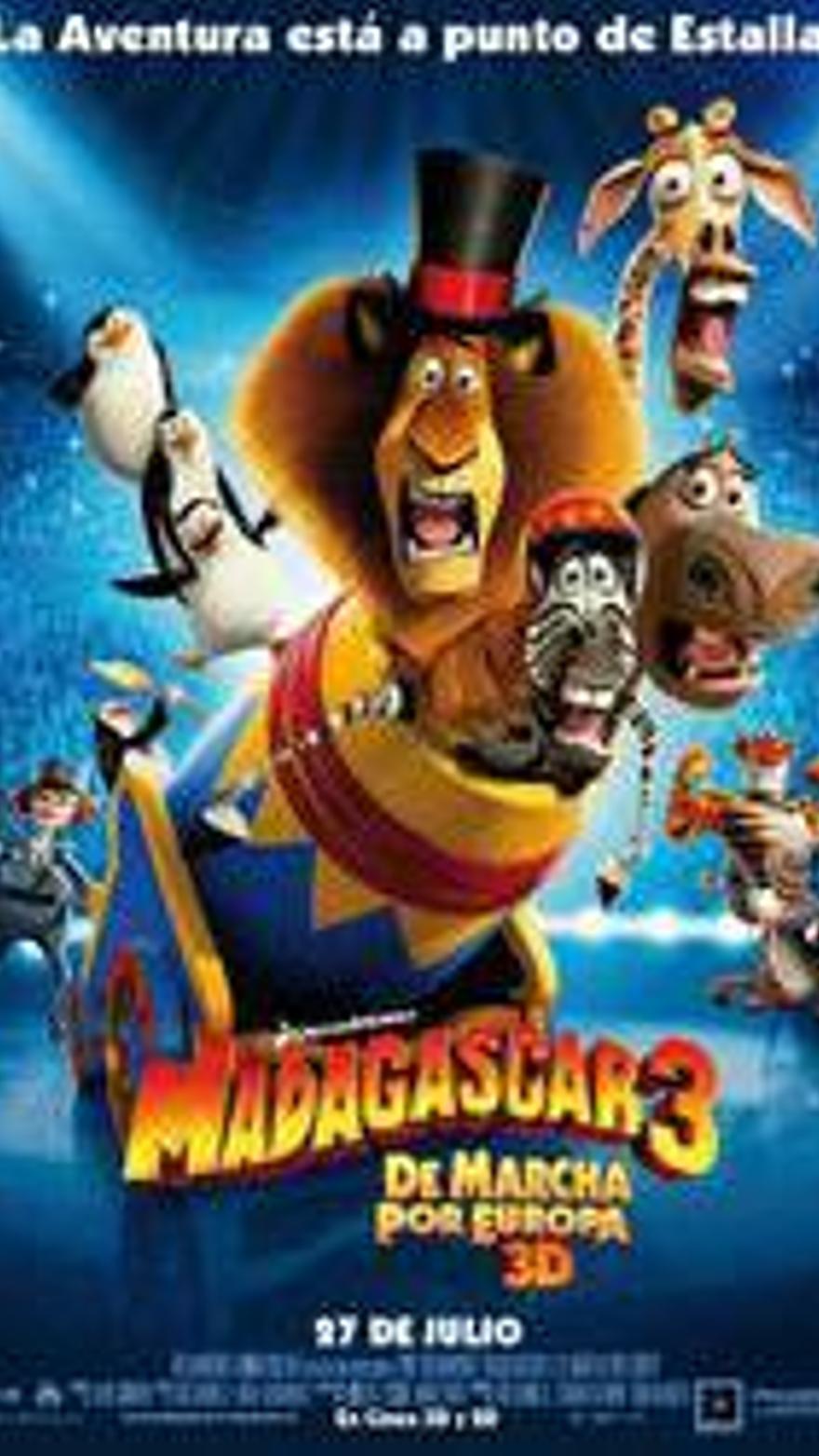 Madagascar 3: de marxa per Europa