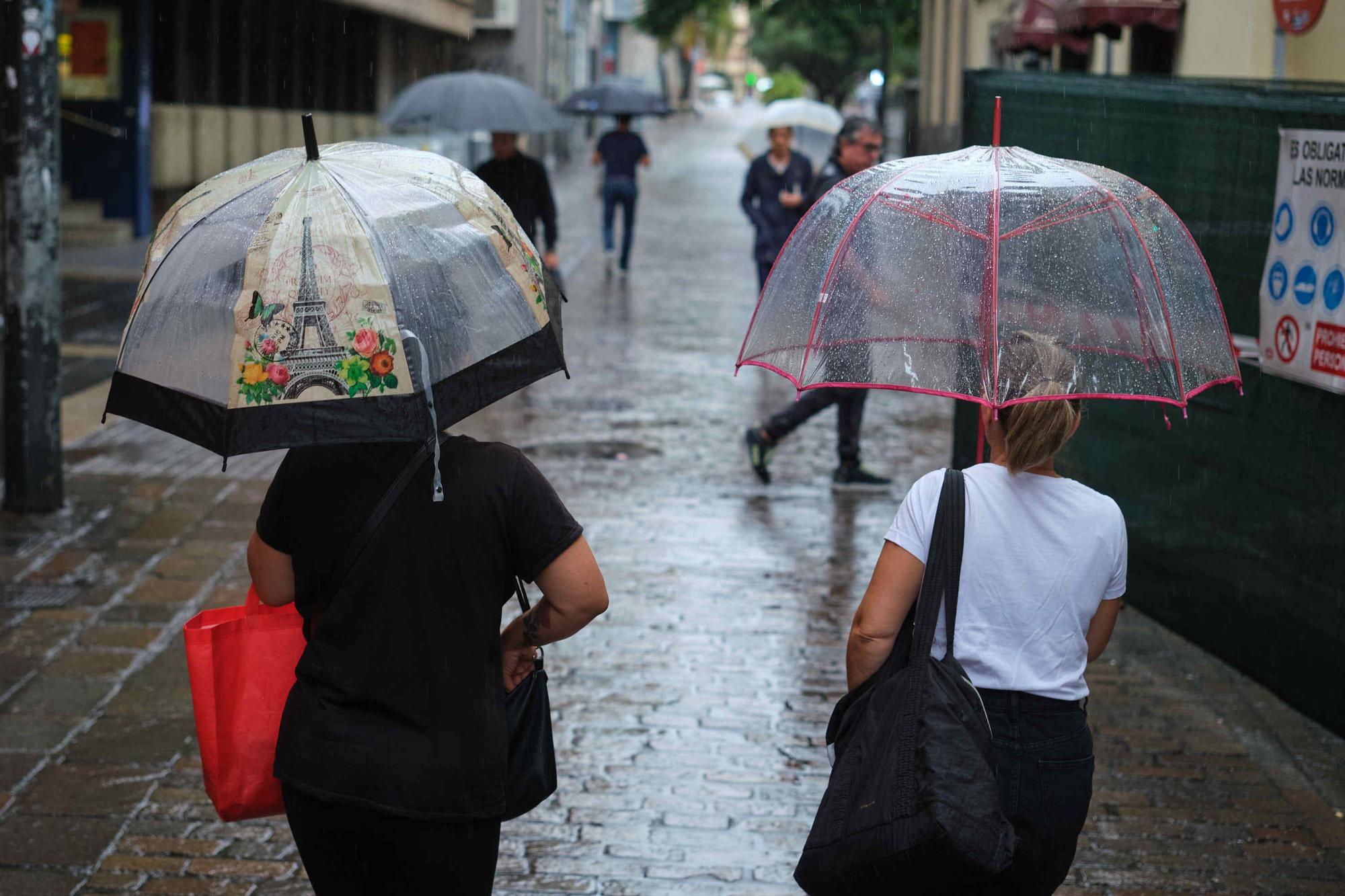 Primeras lluvias en Tenerife en la mañana del sábado 24 de septiembre de 2022