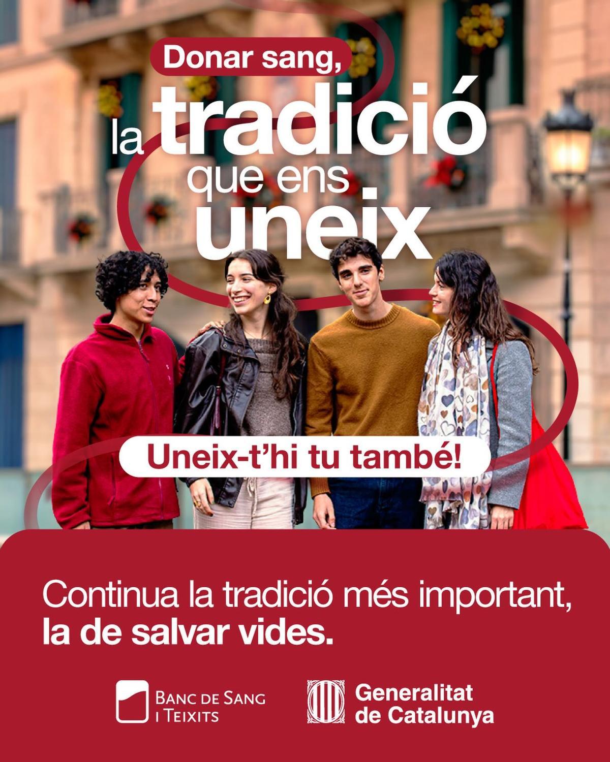 Cartel de la campaña 'La tradició que ens uneix'
