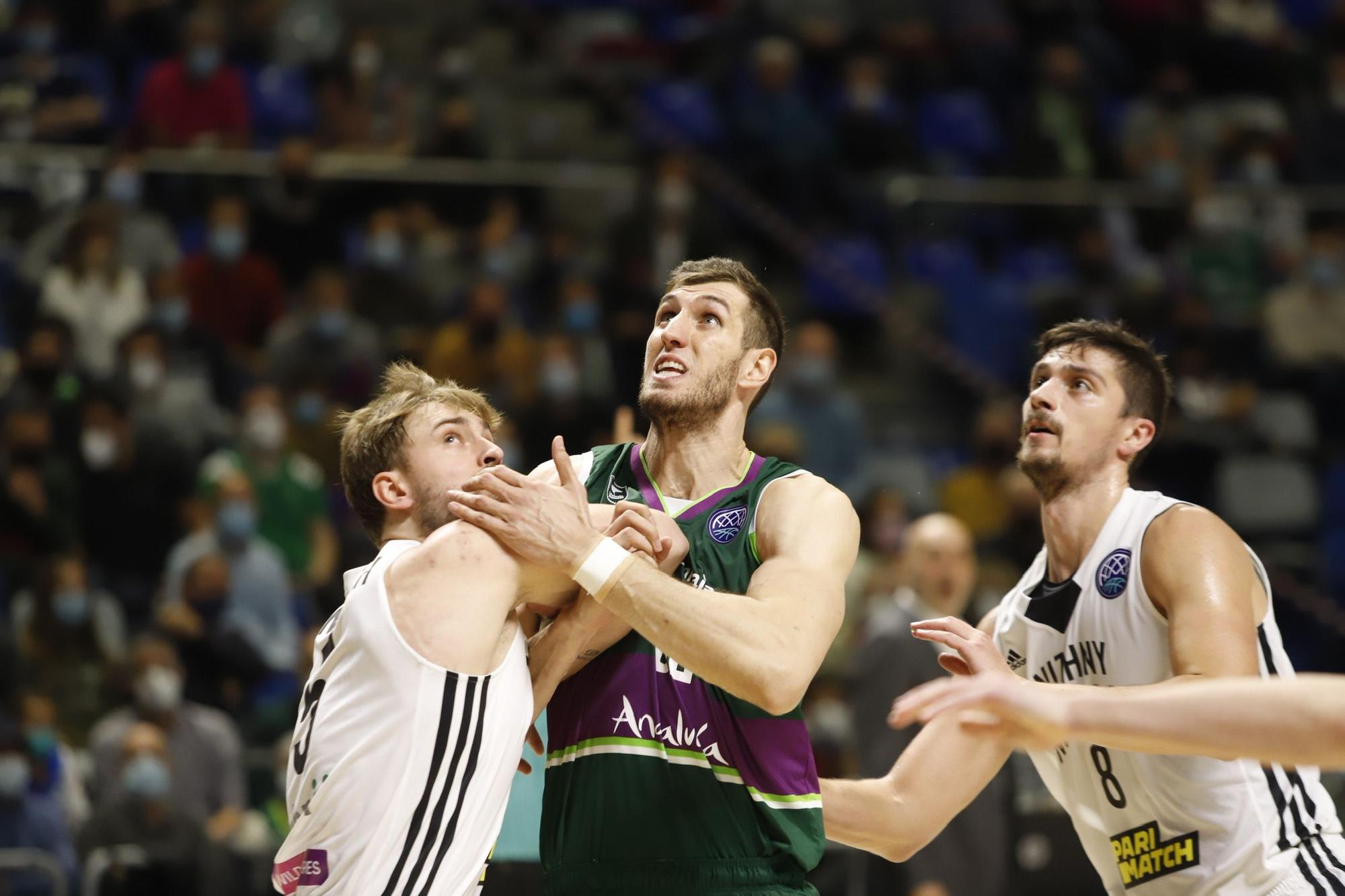 Las imágenes del Unicaja - Nizhny Novgorod de la BCL