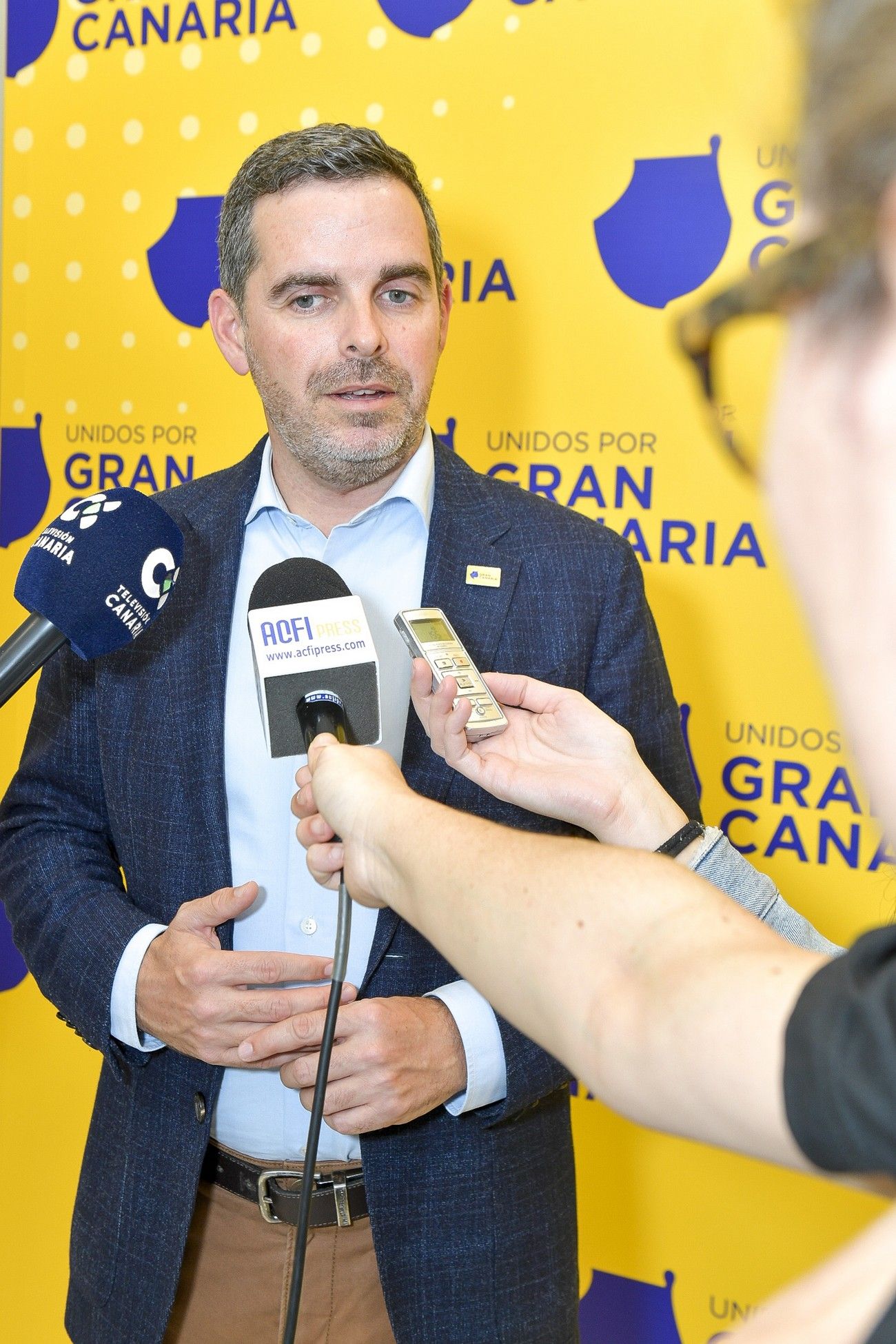 Lucas Bravo de Laguna, candidato de Unidos por Gran Canaria a la presidencia del Gobierno