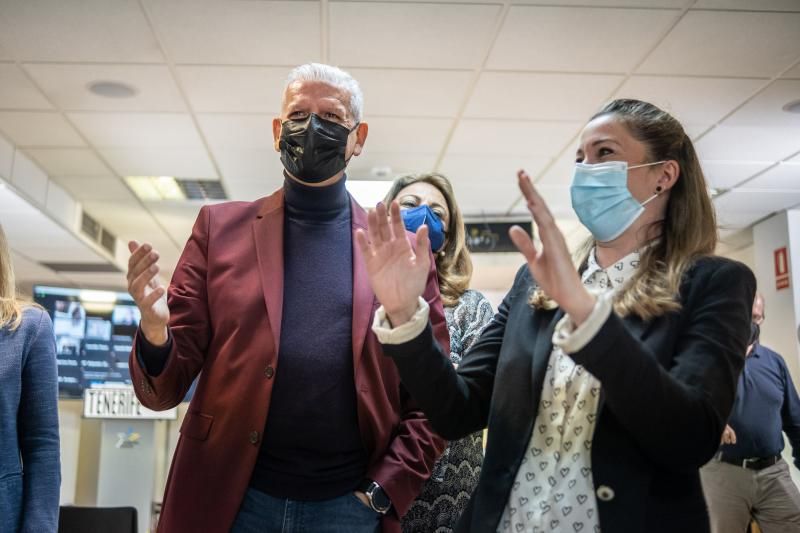 Elección de Linares como secretario general de CC en Tenerife