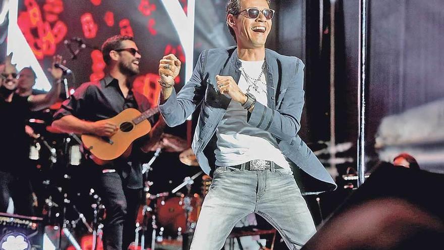 Marc Anthony, en un concierto en Benidorm.