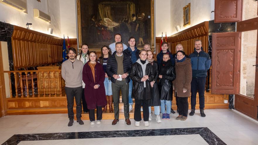 Estudiantes y profesores finlandeses visitan Caravaca con un programa Erasmus
