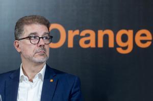 El consejero delegado de Orange España, Ludovic Pech, ofrece una rueda de prensa para presentar los resultados correspondientes al primer semestre del año de Orange, en el Hotel Rosewood Villa Magna, a 26 de julio de 2023, en Madrid (España).