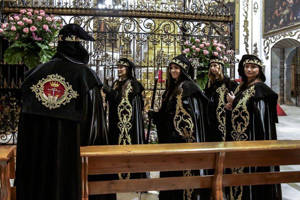 Semana Santa de Lorca 2022: Virgen de la Soledad del Paso Negro, iglesia y procesión