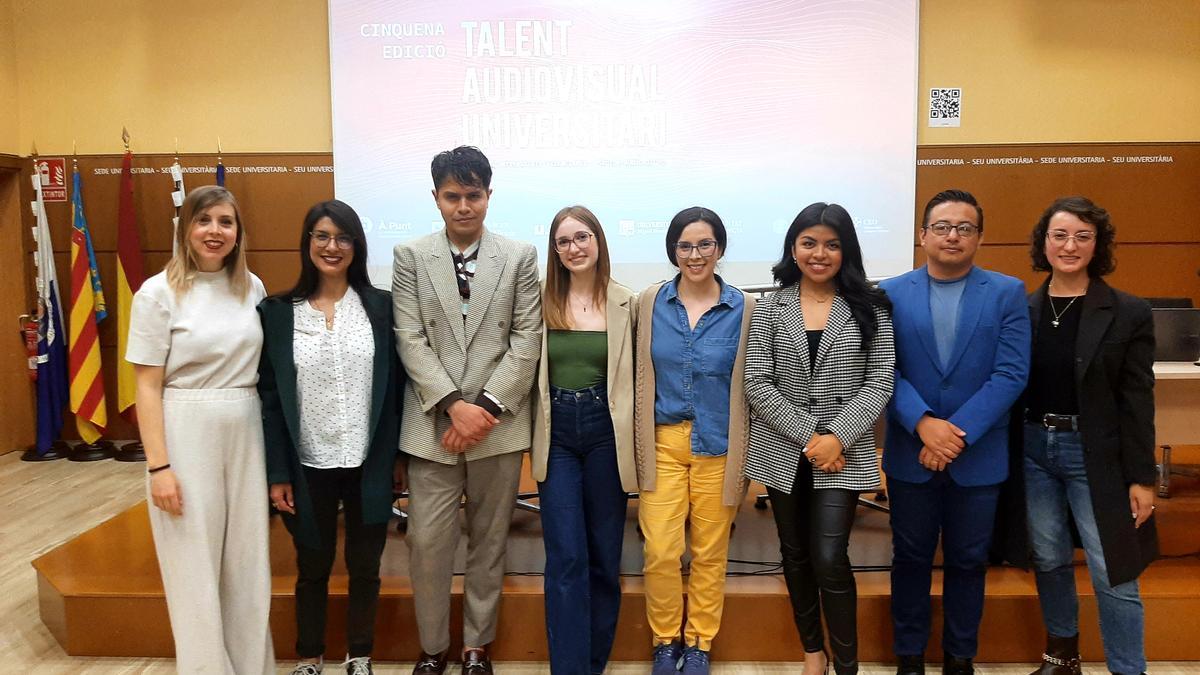 Organizadores del Talent Audiovisual Universitari, que este año celebra en la UA su quinta edición