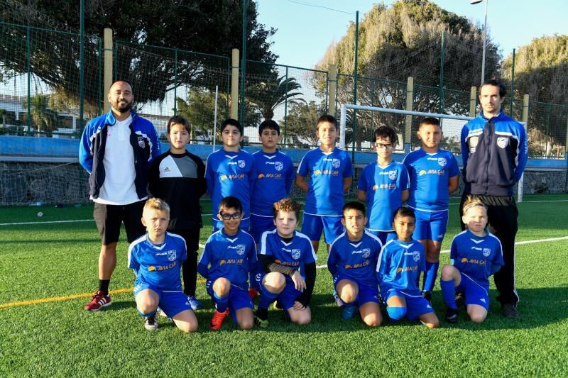 25-01-20  DEPORTES. CAMPOS DE FUTBOL DE LA ZONA DEPORTIVA DEL PARQUE SUR EN  MASPALOMAS. MASPALOMAS. SAN BARTOLOME DE TIRAJANA.  San Fernando de Maspalomas - Gariteño (Benjamines).  Fotos: Juan Castro.  | 25/01/2020 | Fotógrafo: Juan Carlos Castro