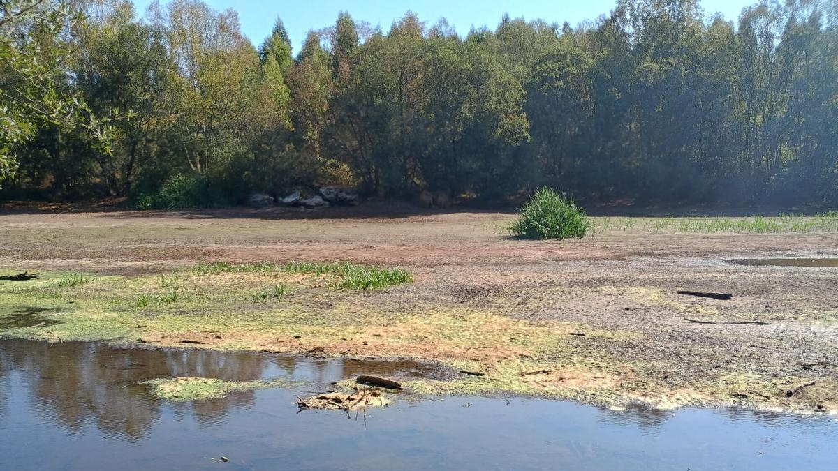 Embalse de A Castellana, en Curtis