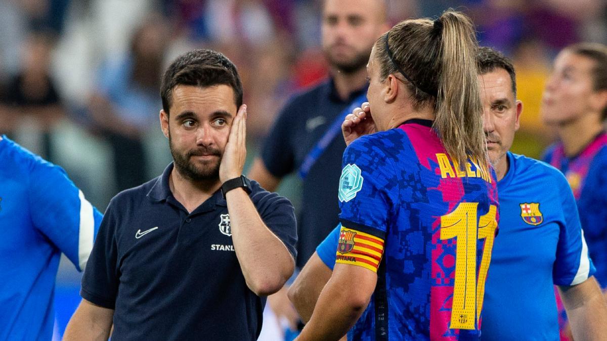 Jonatan Giráldez acabó decepcionado por la derrota del FC Barcelona femenino en la final de la Champions League
