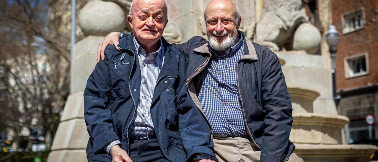 Enric Mur y Ramón Ferrándiz, dos hombres homosexuales mayores de 60 años, ahora son amigos inseparables, después de conocerse en la Fundació Enllaç de Barcelona.