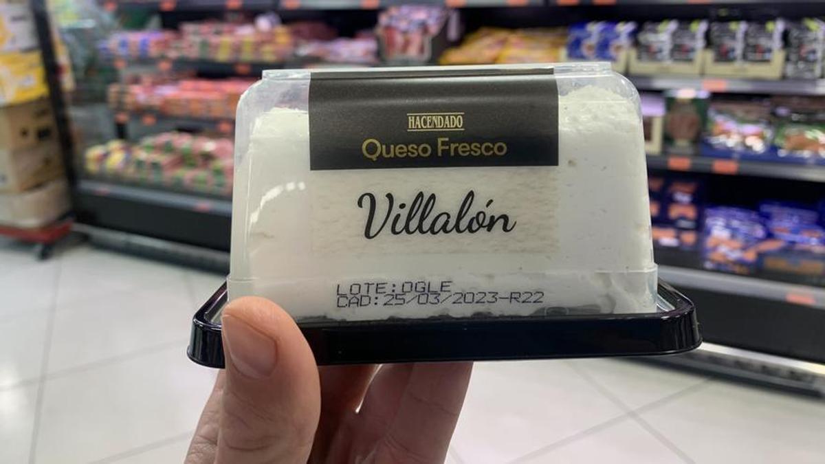 El queso fresco Villalón de Mercadona.