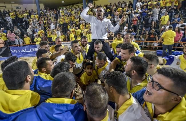 07/07/2017. ARUCAS. Final de la lucha corrida entre Unión Gáldar y Maninidra. Campeón el Club de Lucha Unión Gáldar.