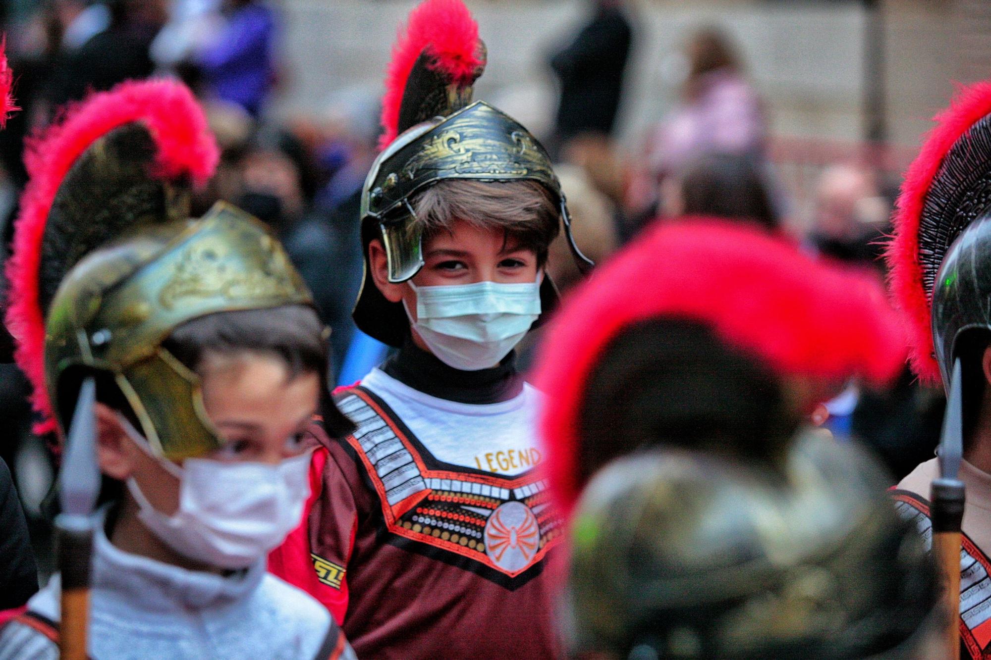 Las imágenes de la procesión infantil y juvenil de la Semana Santa de Vila-real