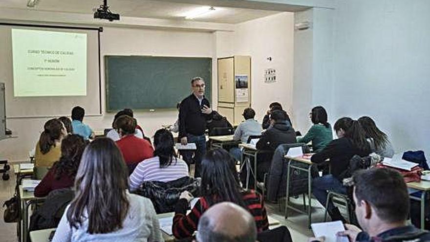 Un momento de la primera jornada del curso, ayer.