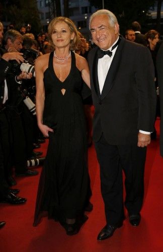 Dominique Strauss-Kahn, con su nueva novia, Myriam L'Aouffir