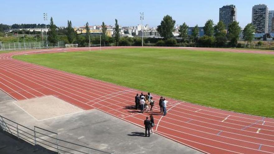 Imagen de las pistas universitarias de Elviña.