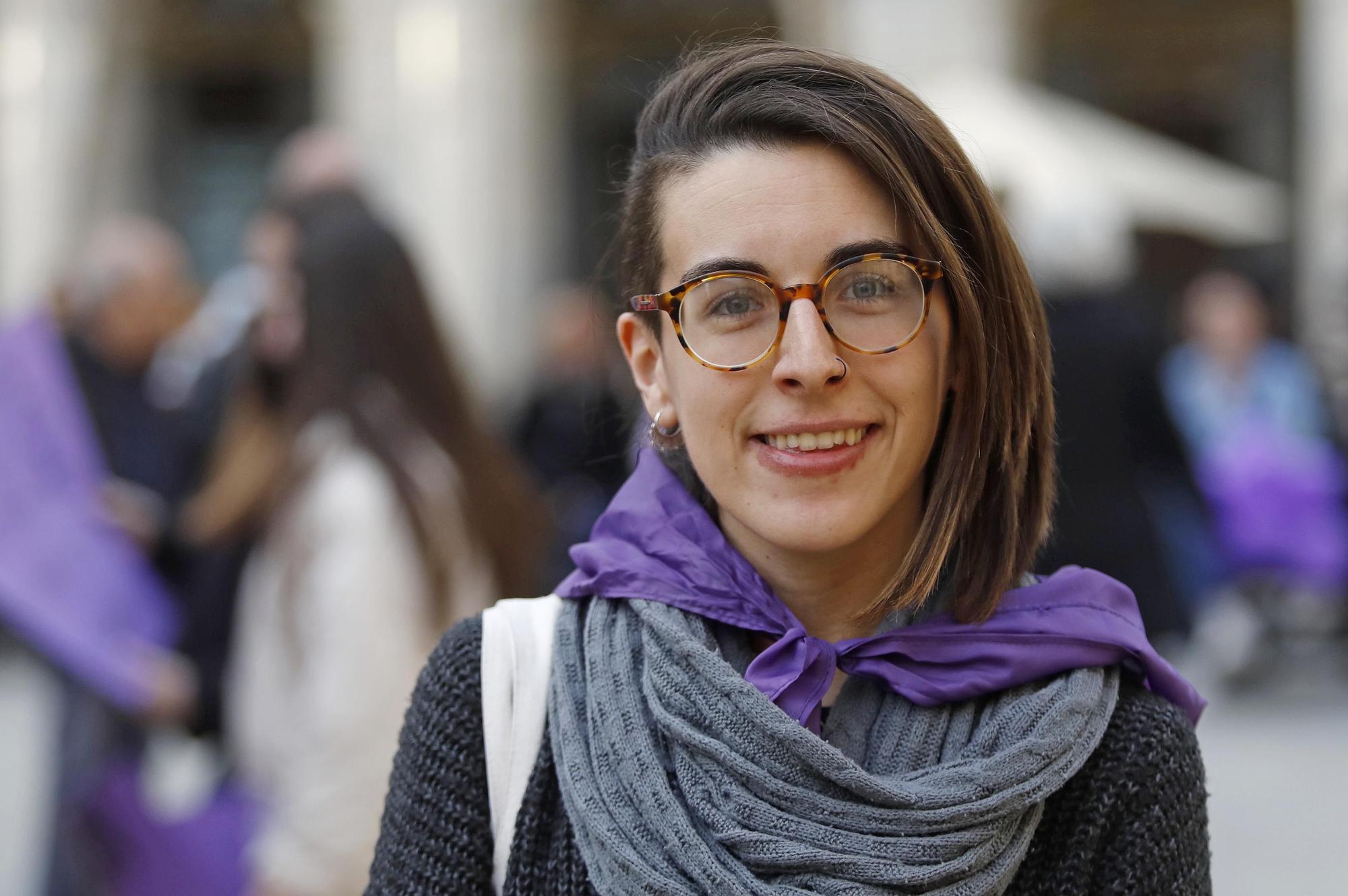 Manifestació 8M a Girona.