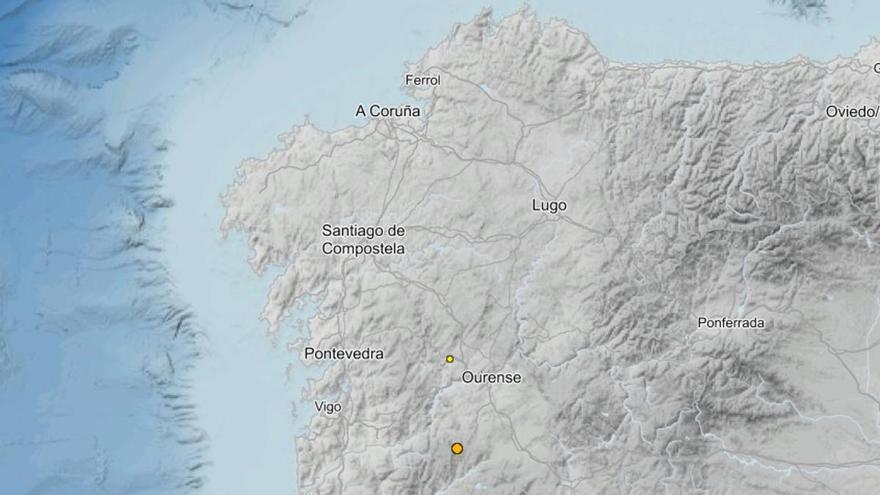 La provincia de Ourense registra dos terremotos en menos de 24 horas