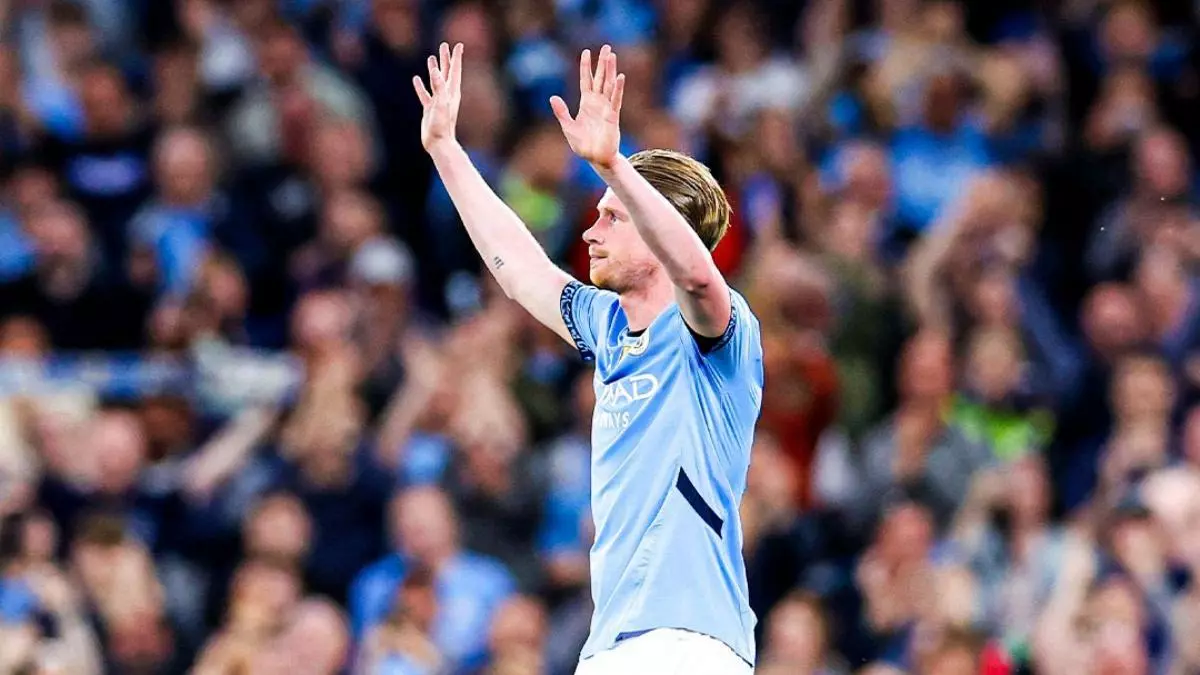 Despedida de Champions a De Bruyne