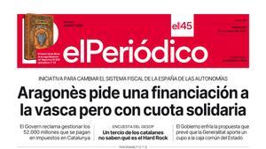 La portada de EL PERIÓDICO del 20 de marzo de 2024