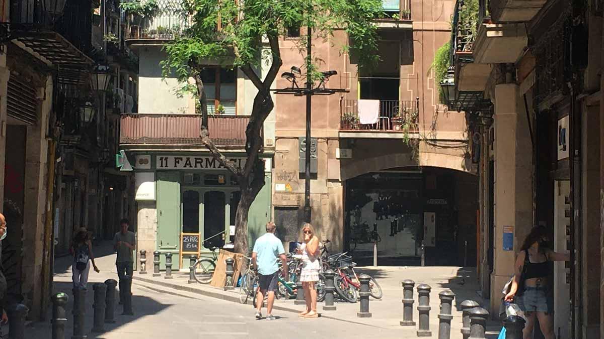 Plaza de la Llana, en Barcelona