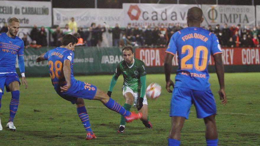 El Arenteiro hace sufrir al Valencia