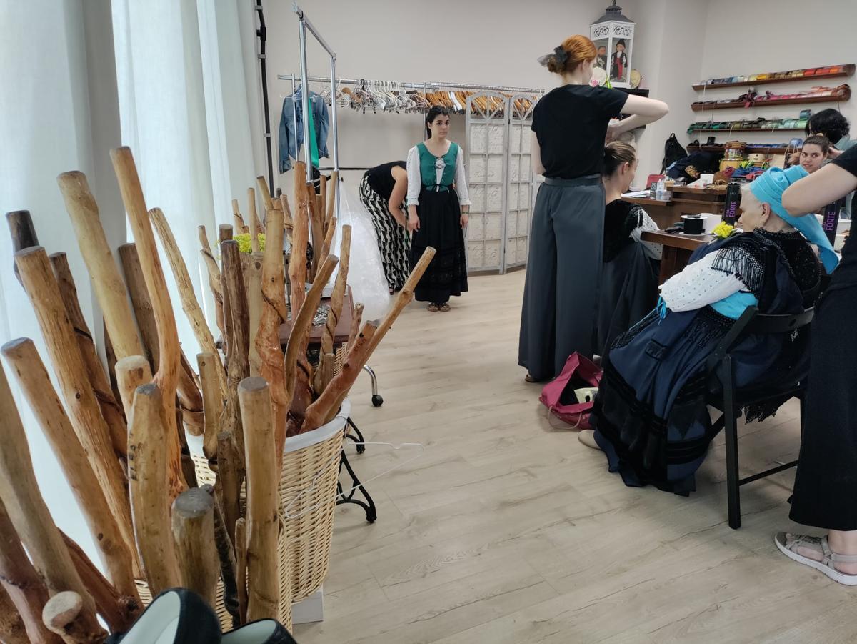 El ritual del traje de aldeana