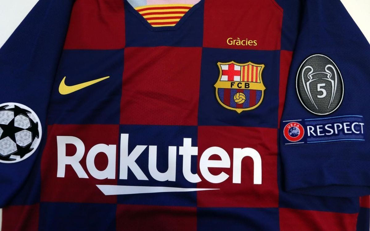 Camiseta barcelona 2020 champions league sale