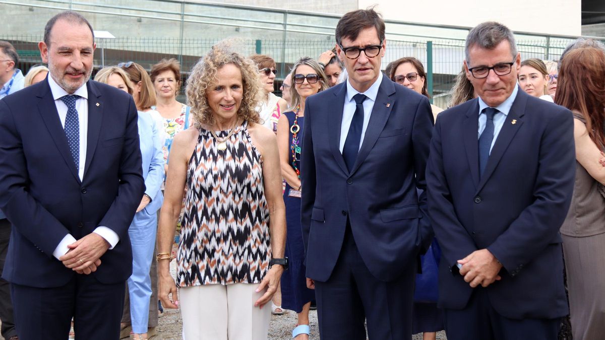 Salvador Illa, Ramon Espadaler, Mercè Caso i Xavier Fonollosa, aquest dissabte a Martorell