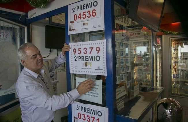 06/01/2017 SORTEOS LOTERIA DE EL NIÑO  administraciones de loteria  en la autpista sur  granadilla y estacion shell de guargacho que dieron décimos del segundo premio