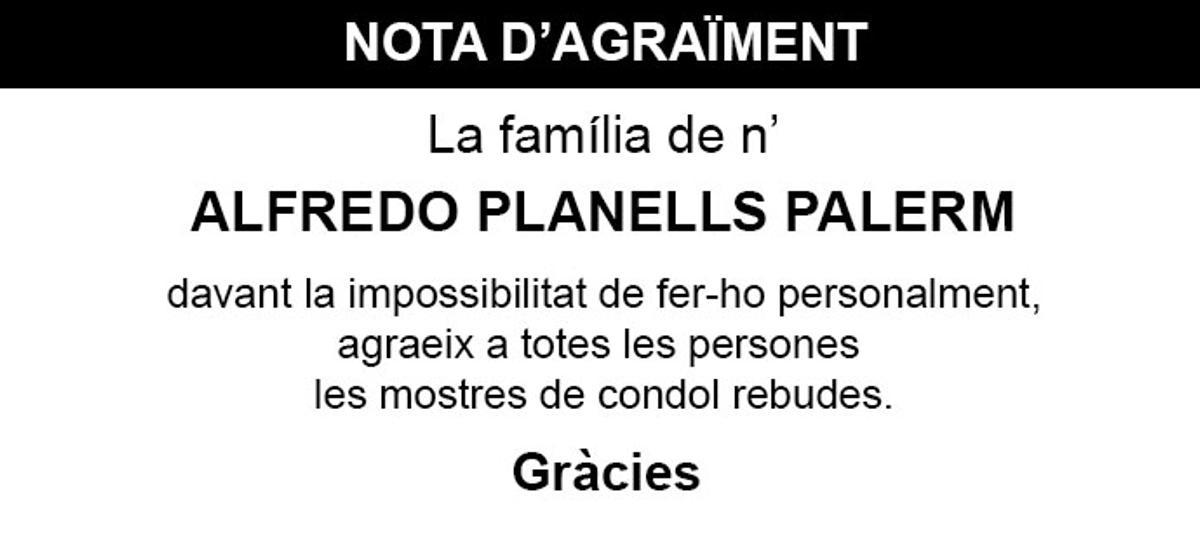 Nota Alfredo Planells Palerm