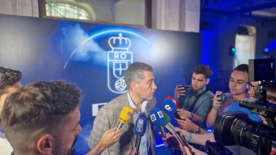 Martín Peláez, a la espera de Carrión: “Soy optimista siga o no: porque el Real Oviedo está por encima de las personas”