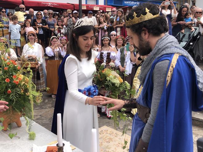 En imágenes: así fue la gran boda medieval de Navia