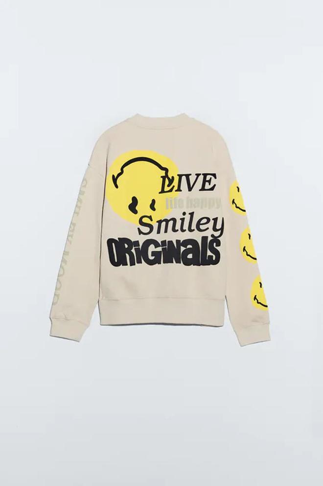 Sudadera 'Smiley' de Zara