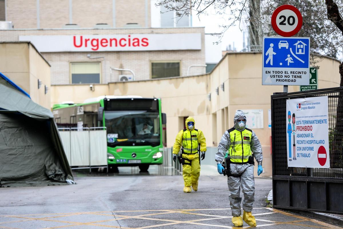 Imagen de archivo de Urgencias del Marañón (Madrid) en la pandemia