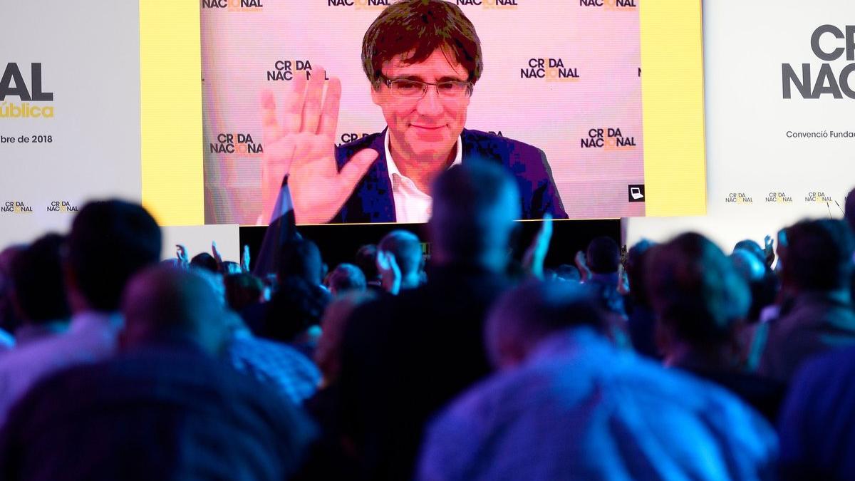 Puigdemont, en el acto fundacional de la Crida