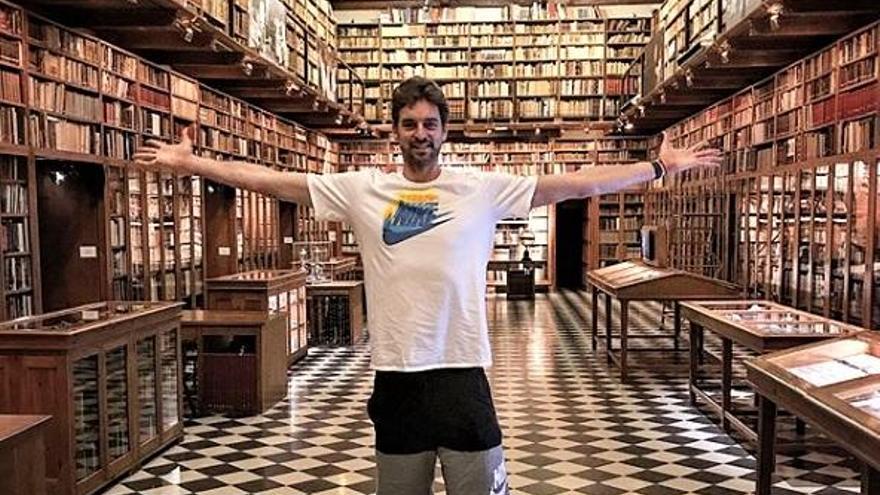 Pau Gasol visita el Castell de Peralada