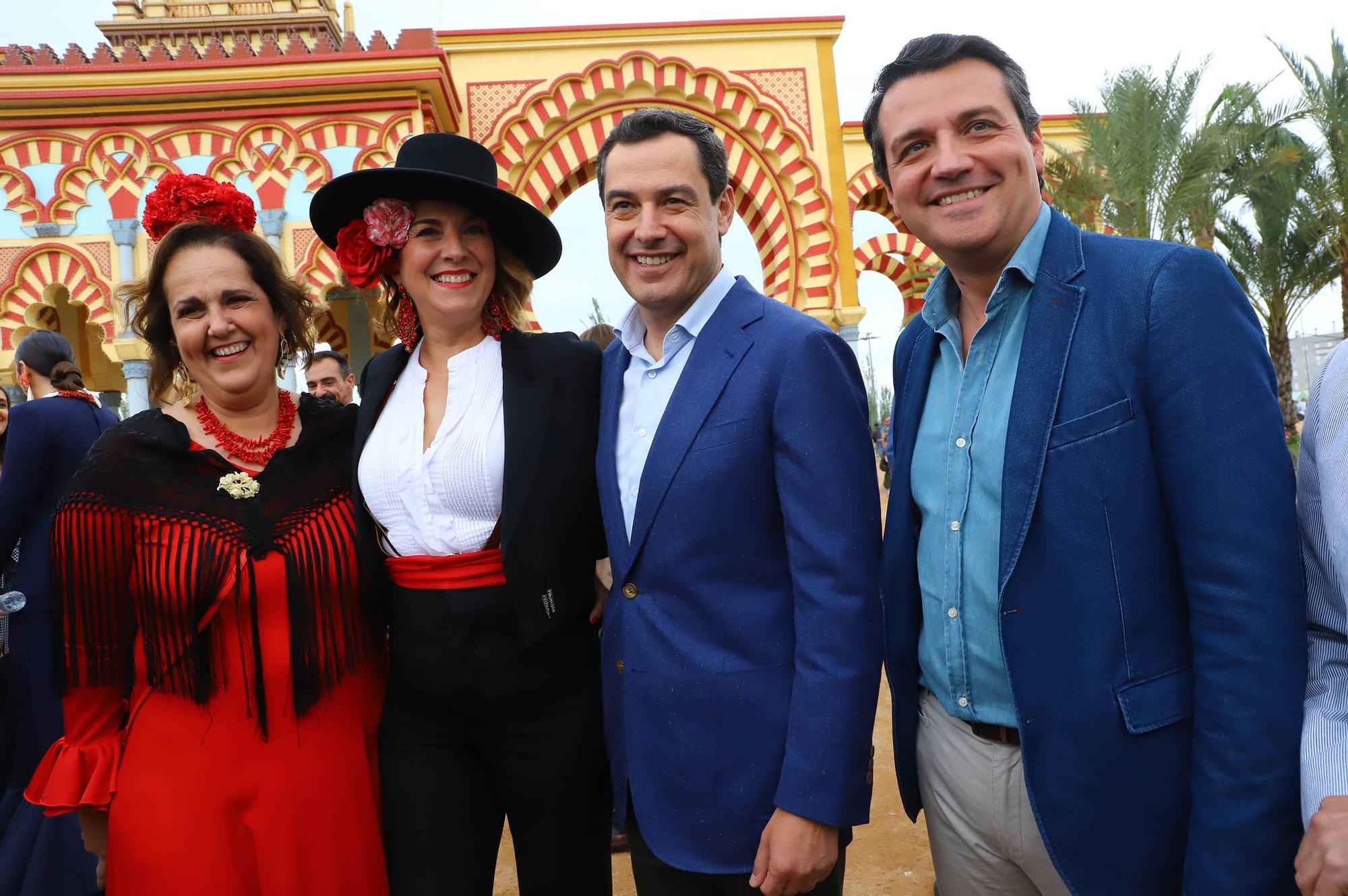 Visita de Juanma Moreno a la Feria de Córdoba