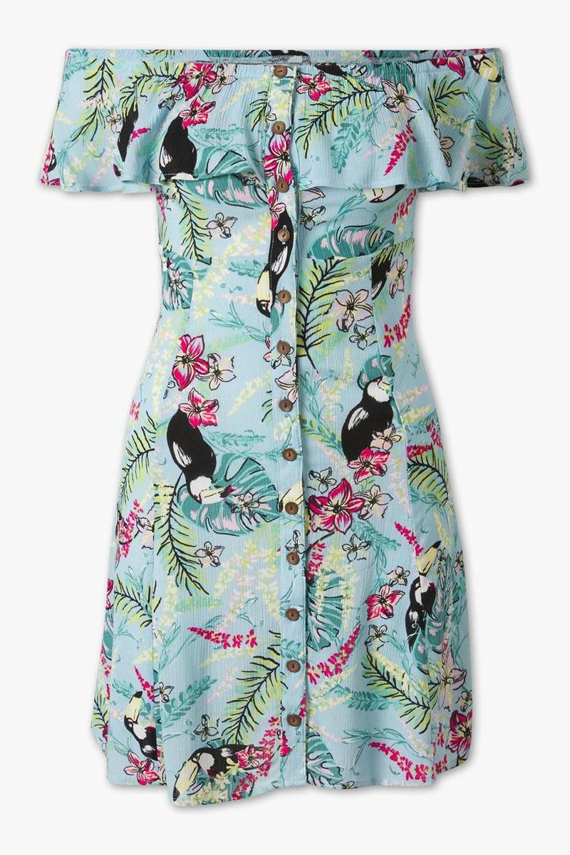 Vestido estampado de C&A (Precio: 9,90 euros)