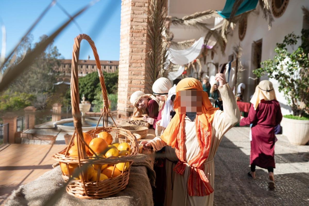 El Belén Viviente Diocesano de Málaga en 2024.